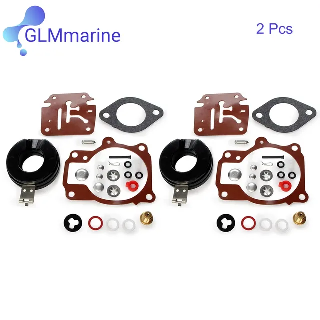 2Sets New Carburetor Repair Kit For Johnson Evinrude V4 85 90 100 115