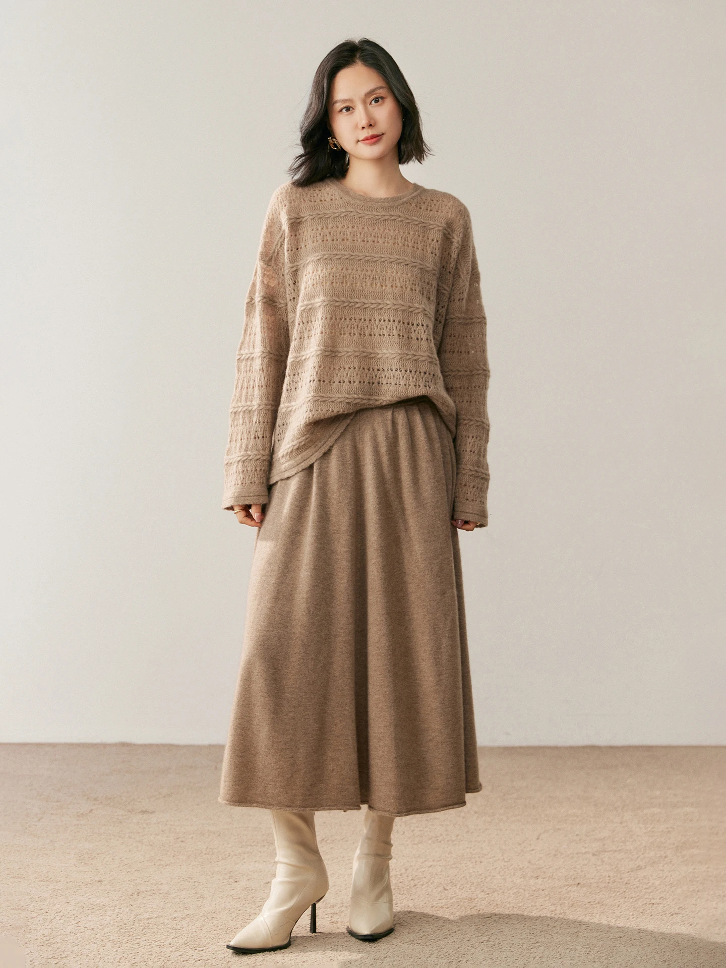 Cashmere Skirt Styling 8