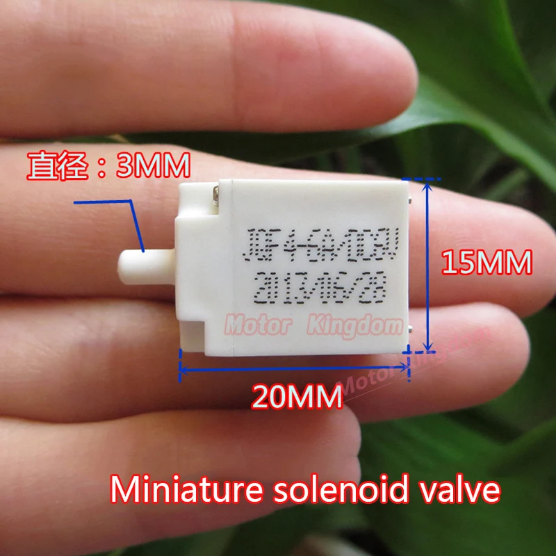 

Micro JQF-4-6A-DC6V Small Electric Linear Solenoid Valve N/O Normally Open Blood Pressure Monitor Mini Exhaust Air valve