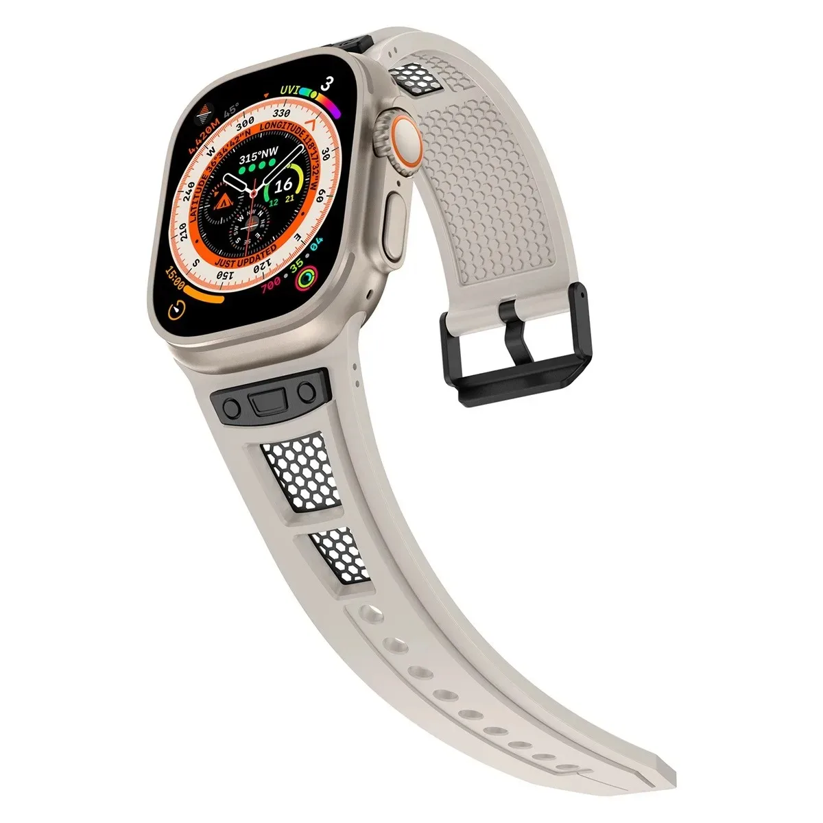 Uhrenarmband für iWatch 42/44/45/49 mm, modisches Metallarmband für die Uhrenserie Ultra2 Se 9/8/7/6/5/4/3/2/1_voghion.com
