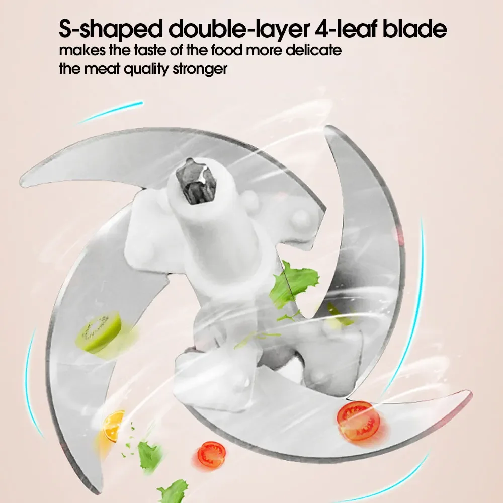 ANYUFA 3 Speeds Electric Meat Grinder Kitchen Chopper Stainless Steel Mincer Food Processor Garlic Crusher Slicer. 5