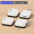 White square S 4PCS
