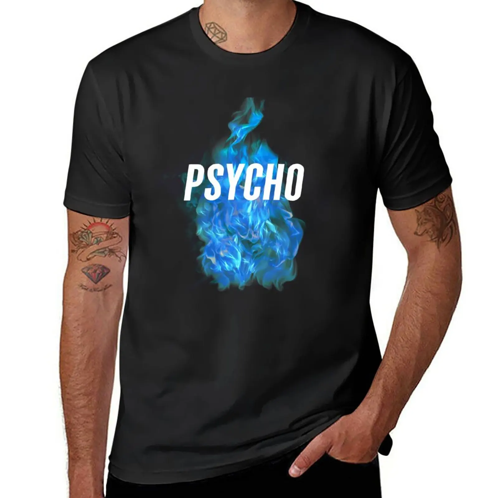 

New santan dave psycho t shirt T-Shirt kawaii clothes black t shirt aesthetic clothes mens t shirts
