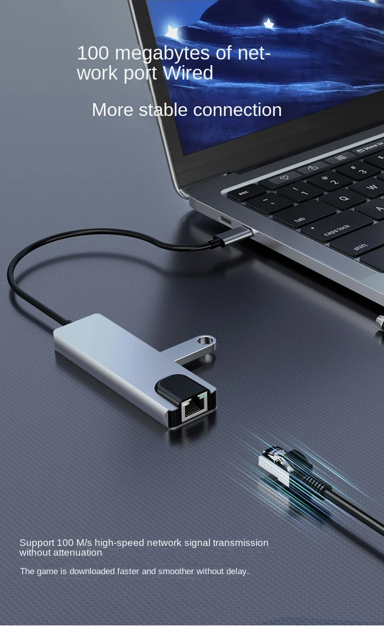 Coolcirc 5 In 1 Type C USB HUB HDTV USB 3.0 2.0 Adapter Docking Station Multi-po