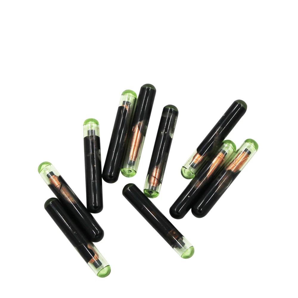 Ecusells 5/10/20/30/50Pcs ID4C Big Glass Chip ( After Market ) ID 4C Car Key Chip for Ford for Toyota Mazda