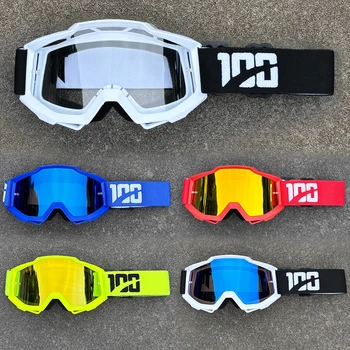 Lunettes de moto 100 MX, lunettes de motocross, lunettes de soleil tout-terrain pour homme, masque MTB ATV, protection coupe-vent, cyclisme, course