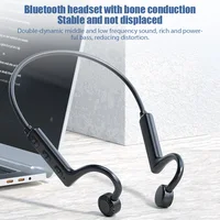 #Ks19 Tws Bone Conduction Earphone Wireless Bluetooth Headphones Neckband Sports Headset Hearing Aid Earphone Handsfree With Mic 2