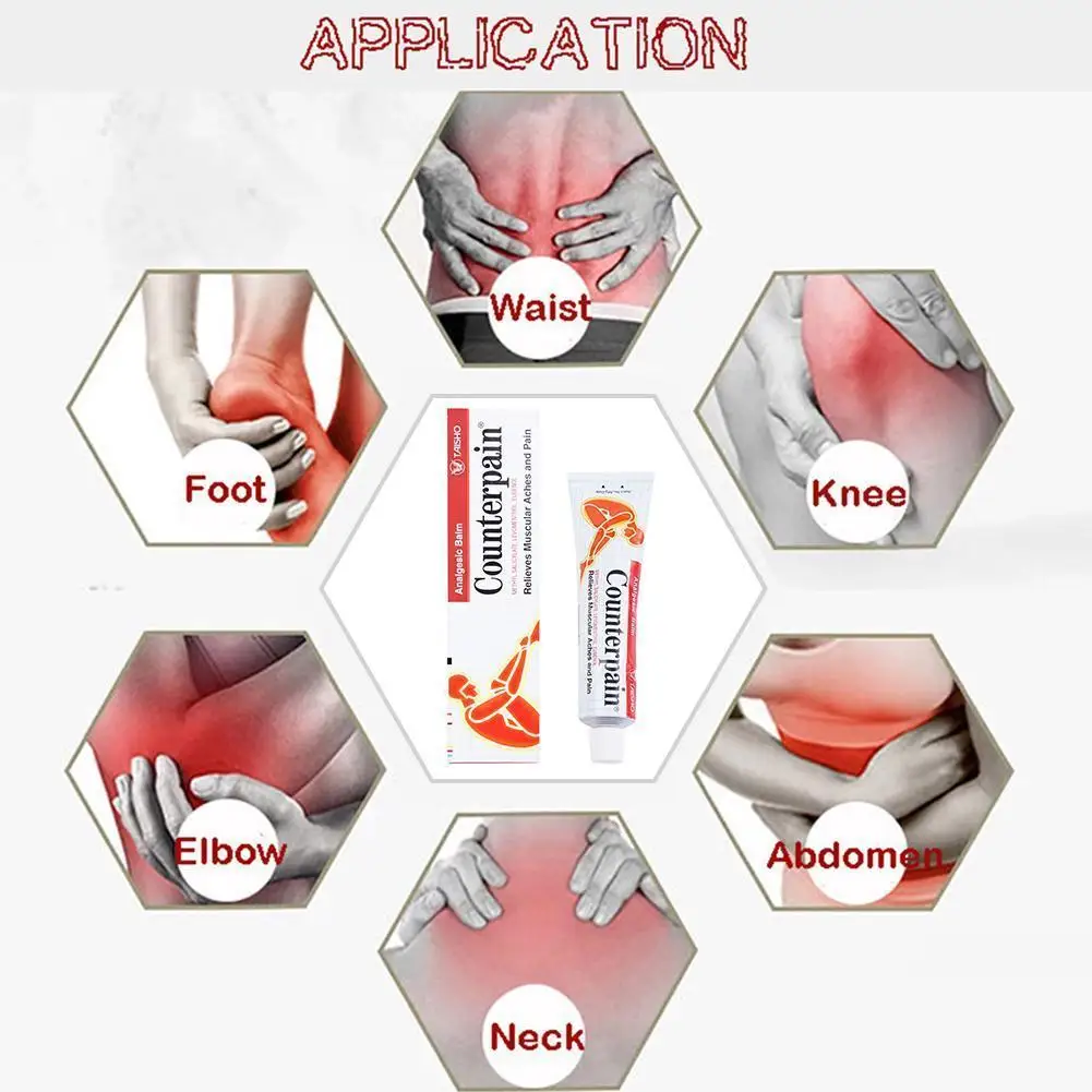 3PCS Counterpain Thailand Analgesic Balm Relieves Muscle Aches And Pain Relieve Pain Balm Rheumatoid Arthritis Ointment
