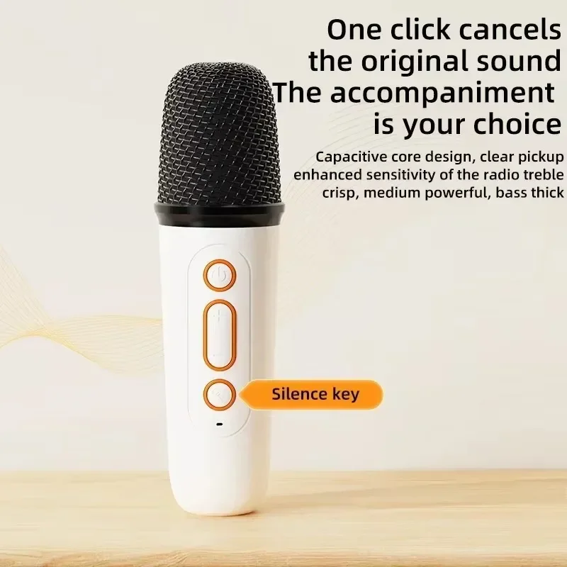 ALYNIC Karaoke Machine Portable Bluetooth 5.3 PA Speaker System Double Wireless Microphones Home Family Singing Children's Gifts
