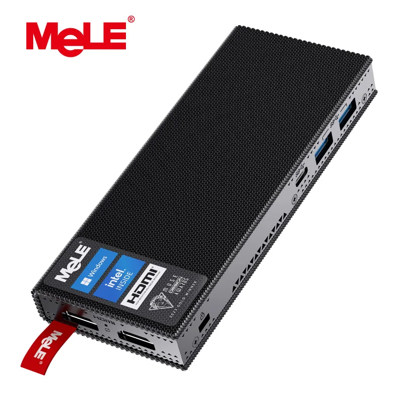 MeLE Mini PC Intel Fanless minipc Windows11 Pro Celeron N5105 8GB  128GB/256GB WiFi6 USB PD3.0 Computer Dual HDMI 4K pxe PCG02Pro