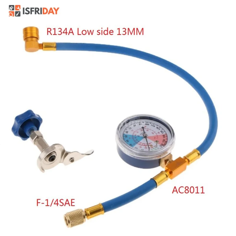Ricarica Universale Per Aria Condizionata A Gas R134A R12 R22 R134A Valvola Aperta Per Gas Refrigerante Condizionatore D'Aria Per Auto Ricarica Manome