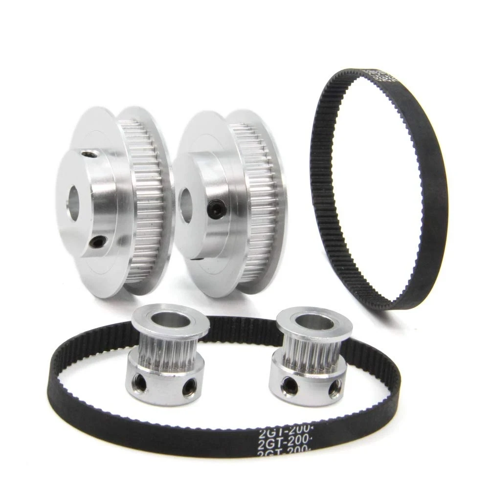 GT2 Timing Belt Pulley 60 Teeth 20 Teeth 8mm 5mm Bore Width 6mm timing belt pulley timing pulley Aluminum Timing Pulley with Width Length 200mm Belt with Wrench