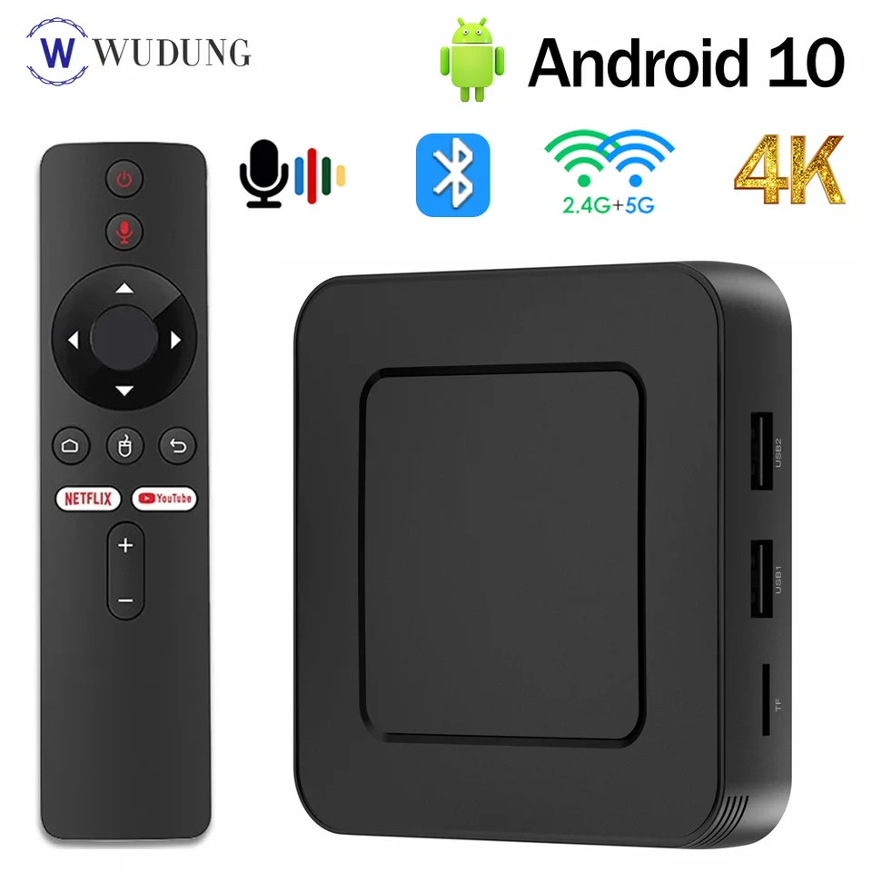 Z6 Android 4K Android 10.0 Smart TV Box Allwinner H313 BT5.0 2.4G
