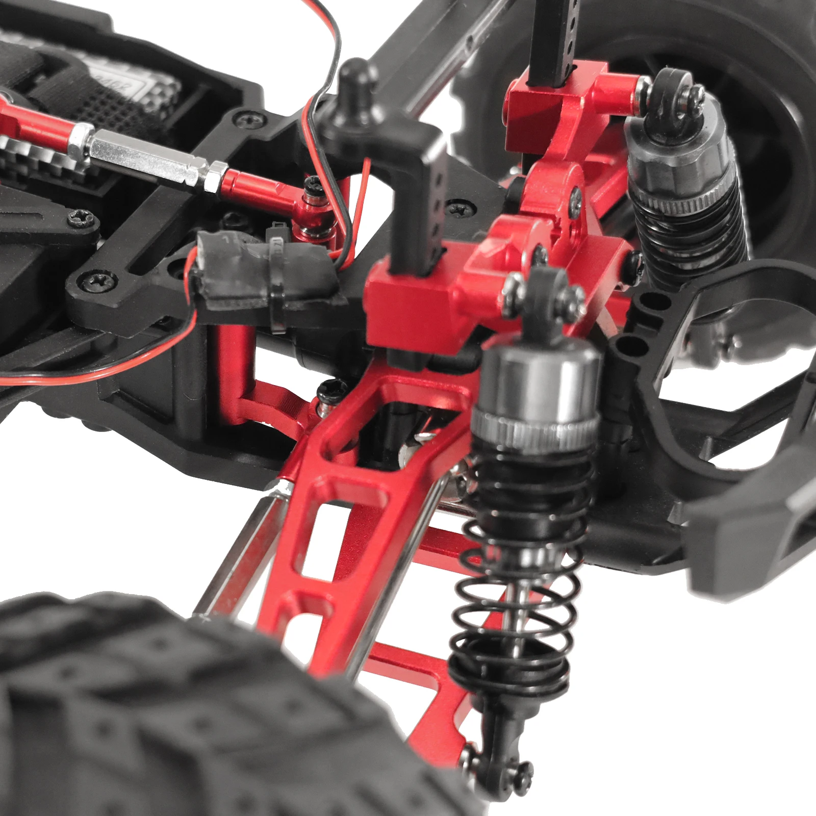 Pneus de rechange pour voiture RC HBX HAIBOXING 901 903 905, détail du motif de la bande de roulement.