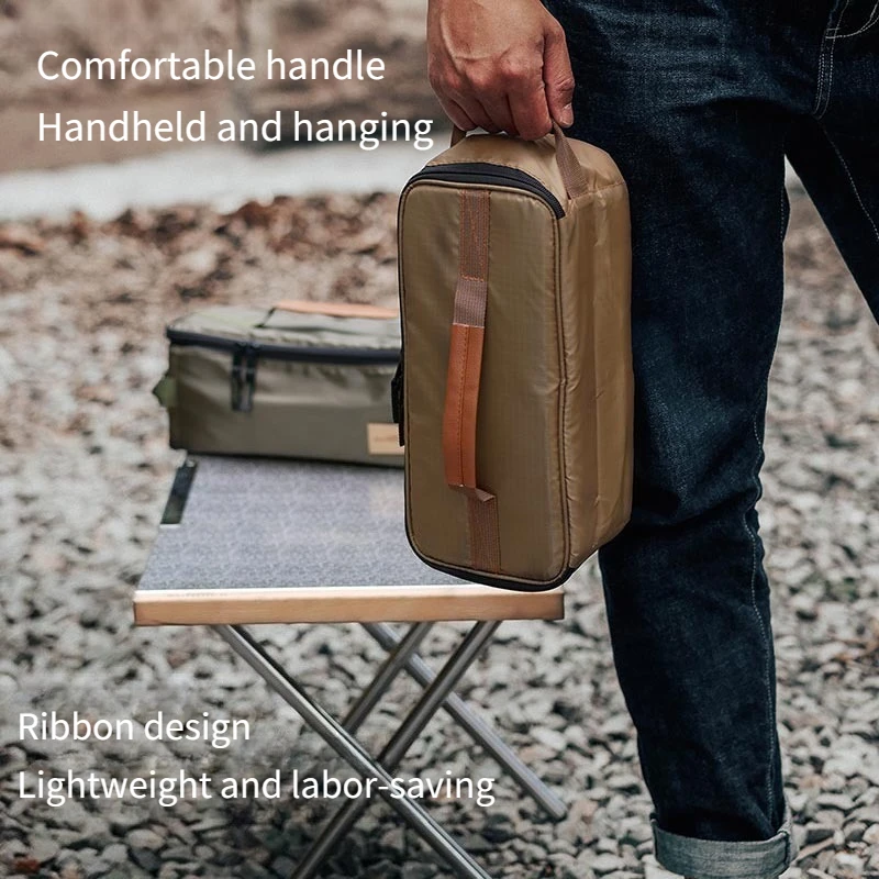 Outdoor Picnic Cutlery Storage Bag, Stove Gas Tank Storage Bag For Carrying Small Items During Outdoor Picnics and Camping