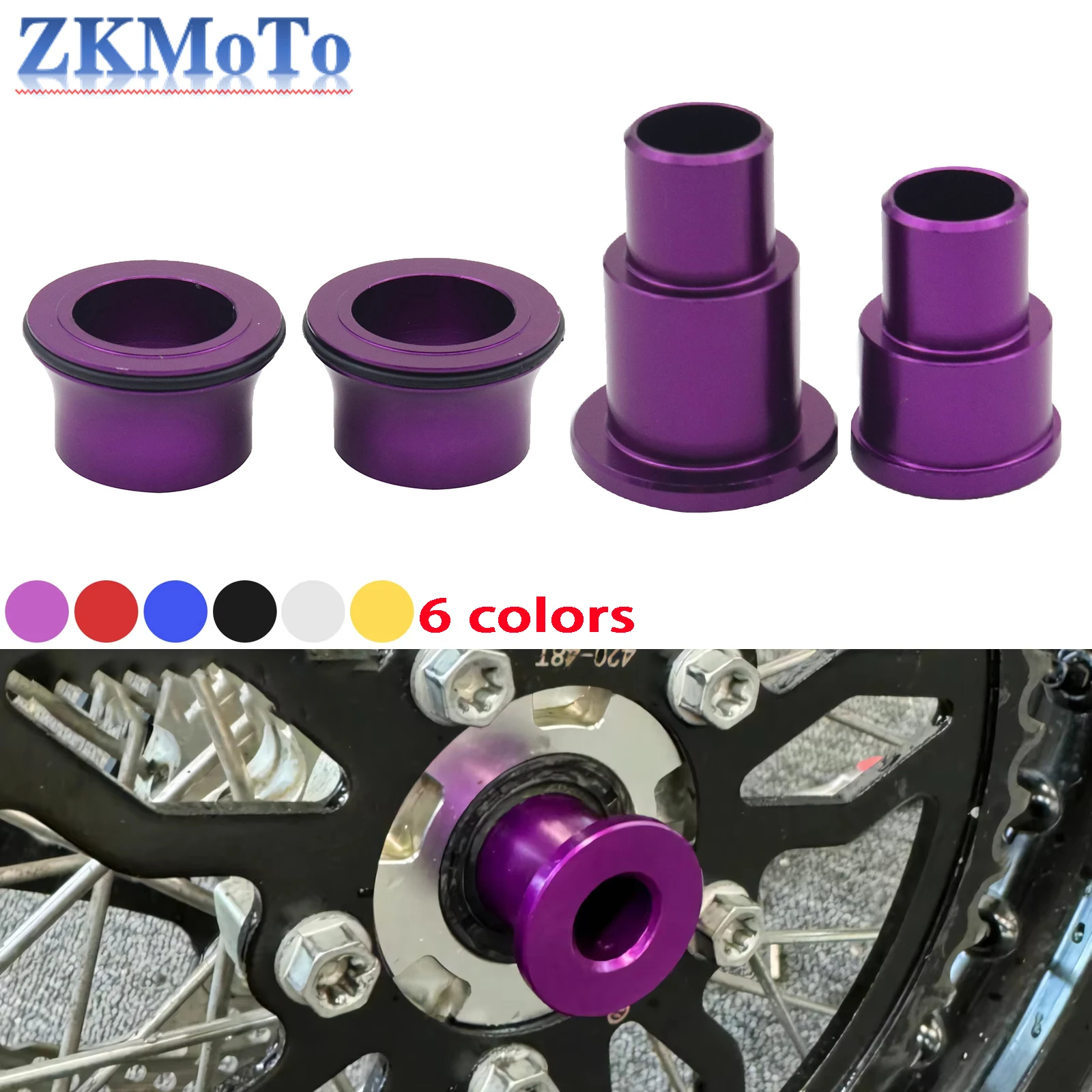 Ajuste Cadena Moto Enduro Espaciadores De Cubo Para Moto KTM EXC/EXCF/XCW  125-500 (2016-2021), Aluminio CNC, Ajuste De Cadena Ajustador De Cadena Moto