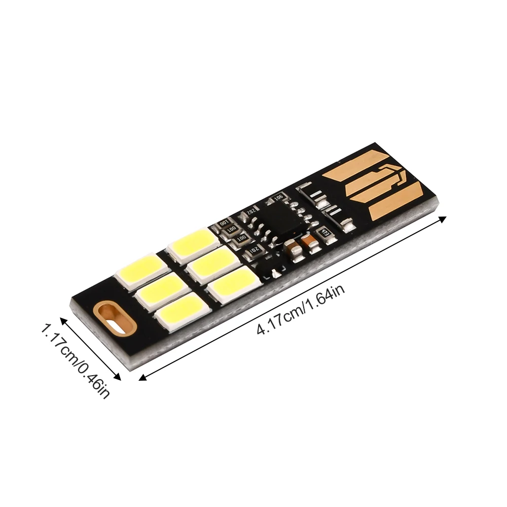 10Pcs/5Pcs 5V Mini Touch Sensor 5730 USB 6 LED Light Dimmable Night Light for Power Bank Computer Laptop Book Reading Table Lamp led light led night light