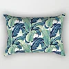 Red Maple Leaf Tropical Plants Flowers Leaves Pillow Covers High Quality Short Plush Velvet Rectangle  Pillow Cases Four Sizes 3