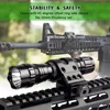 1200 Lumens Tactical Flashlight T6 Rechargeable Weapon Light Gun Light with Pressure Switch for Picatinny Rail 18650 Battery 6