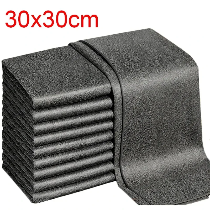 Paños de limpieza mágicos Trapos para lavar espejos de ventanas de automóviles Toallas de trapo Paños de limpieza de microfibra Herramientas de limpieza para el hogar y la cocina
