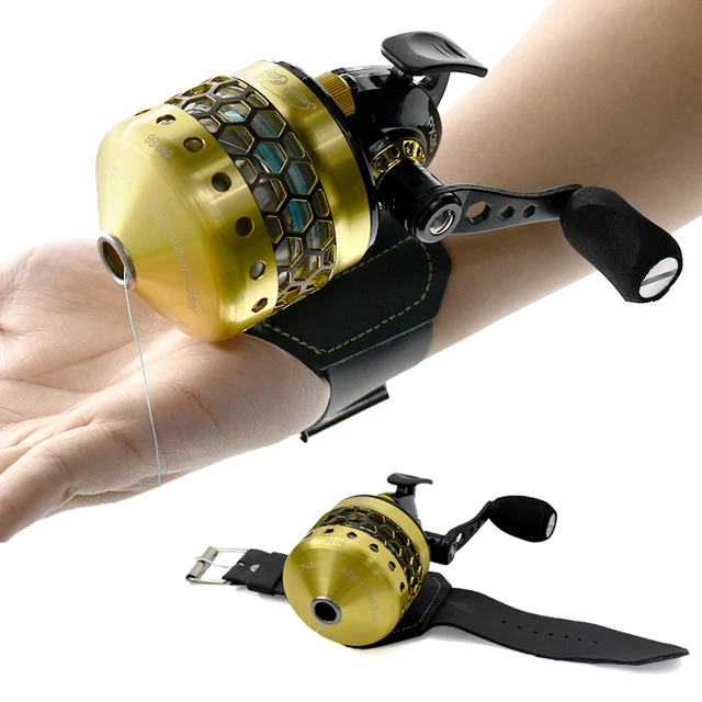Metal Fishing Reels For Slingshot Catapult Speed Ratio 3.6:1closed