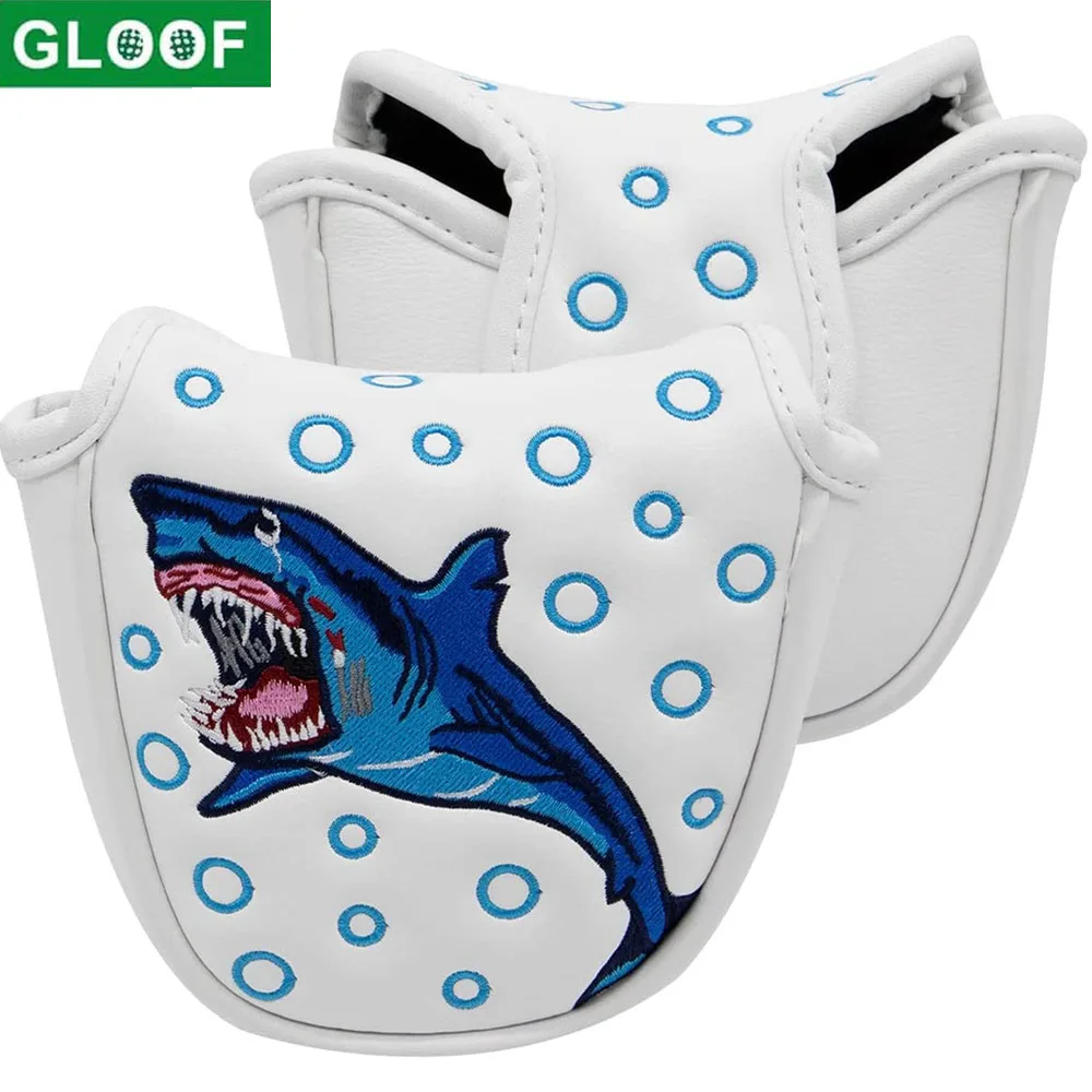Golf Shark Golf Mallet Putter Head Cover Headcoverpu Leather