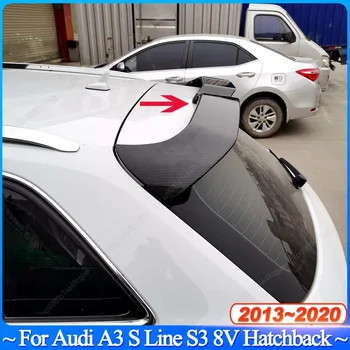 Per Audi A3 S Line S3 8V 5 Porte Hatchback 2013-2020 Auto Ala Posteriore Tetto Boot Spoiler Oettinger Stile Spoiler Posteriore Ala di Coda