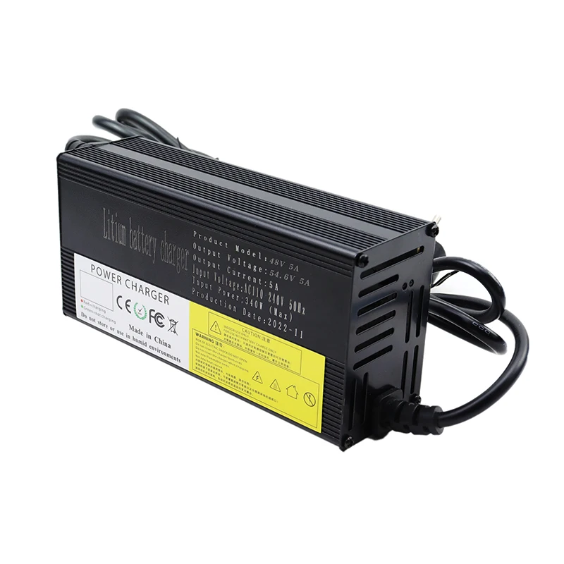 Carregador de Íon de Lítio 13s 54.6v Tensão Constante de Alta Potência Inteligente Carregamento Rápido Escudo de Metal Novo 48v 5a 8a 10a 12a 15a 20a - Image 6