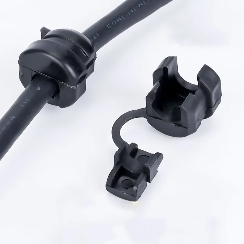 Nylon Power Cord Buckle Proteção Luva Chassis Wire Clip Fixo Cartão de Plástico 4n4 5n-4 6n-4 100 Pcs