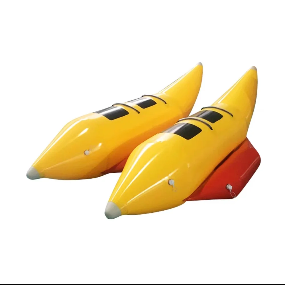 Hot Sale 4 seat Inflatable Banana Boat Flying Fish Towable Tube Water Park Games