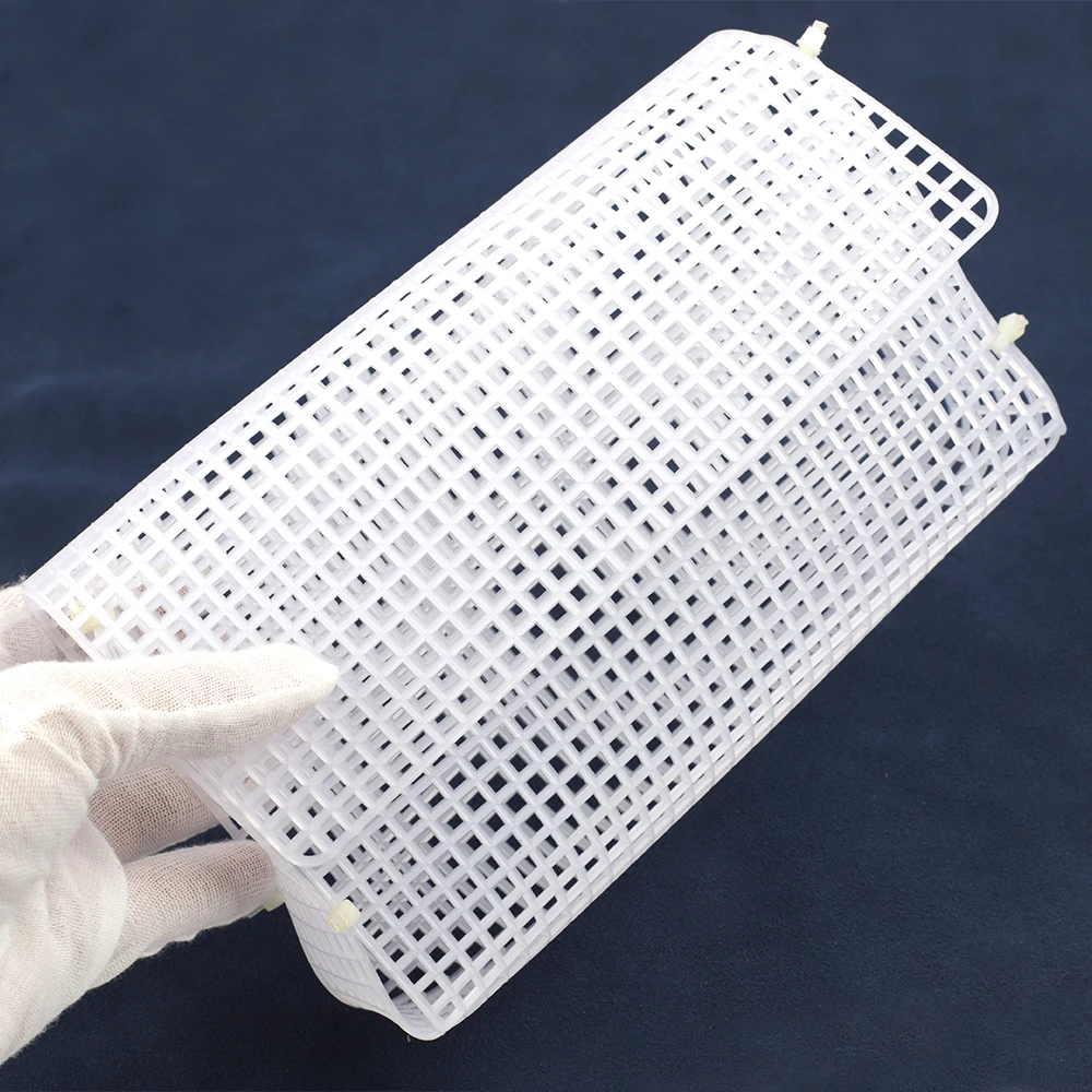 New Auxiliary Weaving Plastic Mesh Plastic Mesh Kit with Fawn Chain Buckle Plastic Sewing Needle DIY Bag Accessories