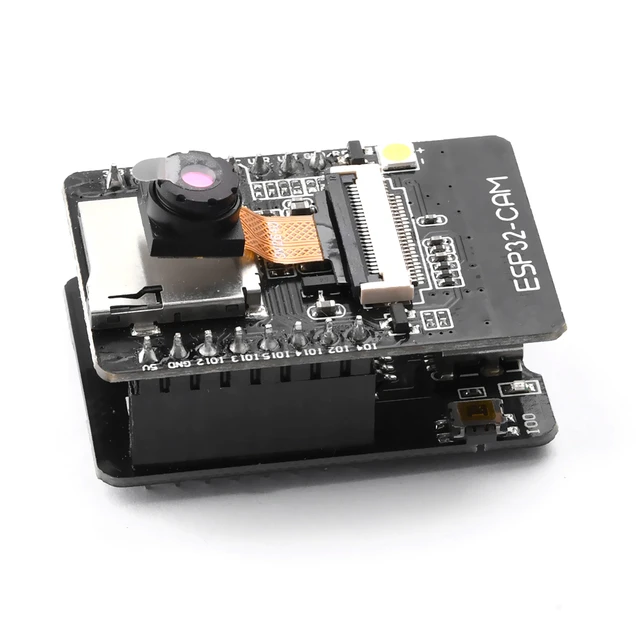 ESP32-CAM Board with OV2640 Camera. We can list the main features of