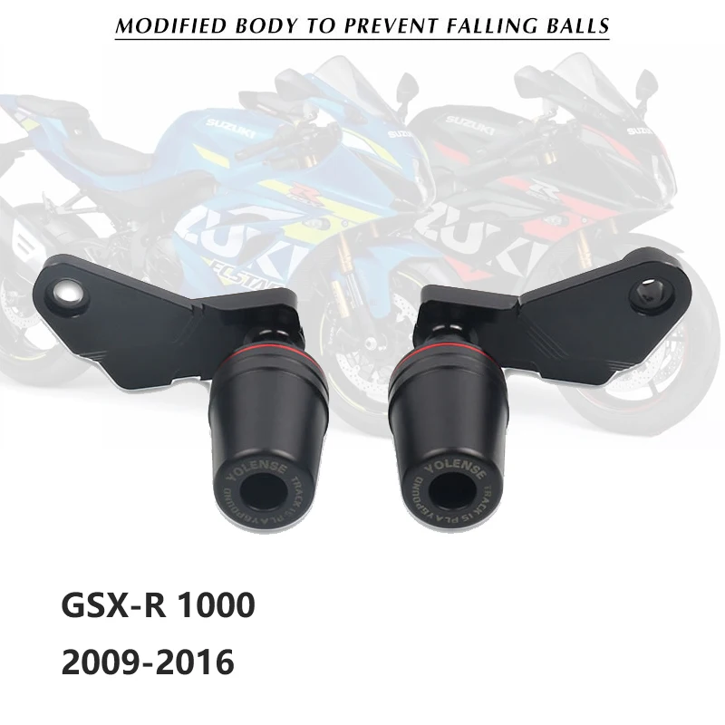

For GSXR1000 GSX-R1000 GSXR GSX-R 1000 2009-2016 Motorcycle Falling Protection Frame Slider Fairing Guard Crash Pad Protector