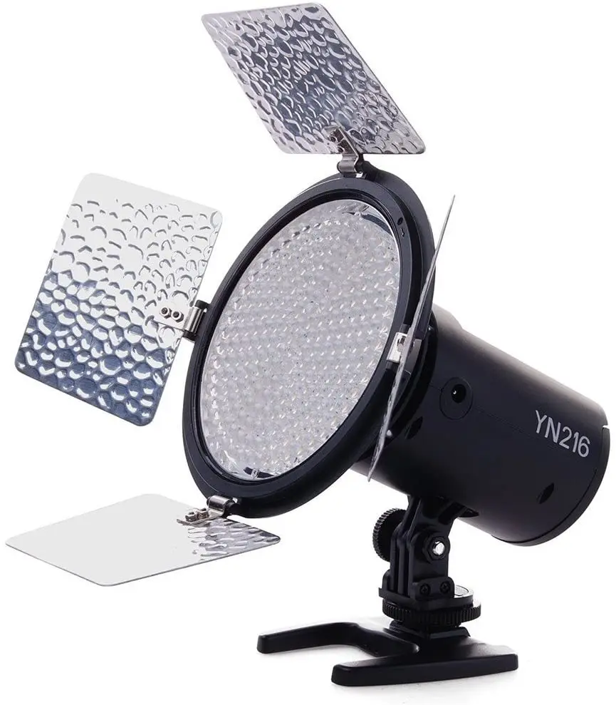 

YONGNUO YN216 YN-216 LED Video Light with 5600K Color Temperature and 4 Color Plates for Canon Nikon Sony Camcorder DSLR Cameras