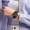SANDA 3252 Elegant Fashionable Student Quartz Watch Popular Style Waterproof 50M Sports Watch Silicone Strap Dial Clear And Simp 4