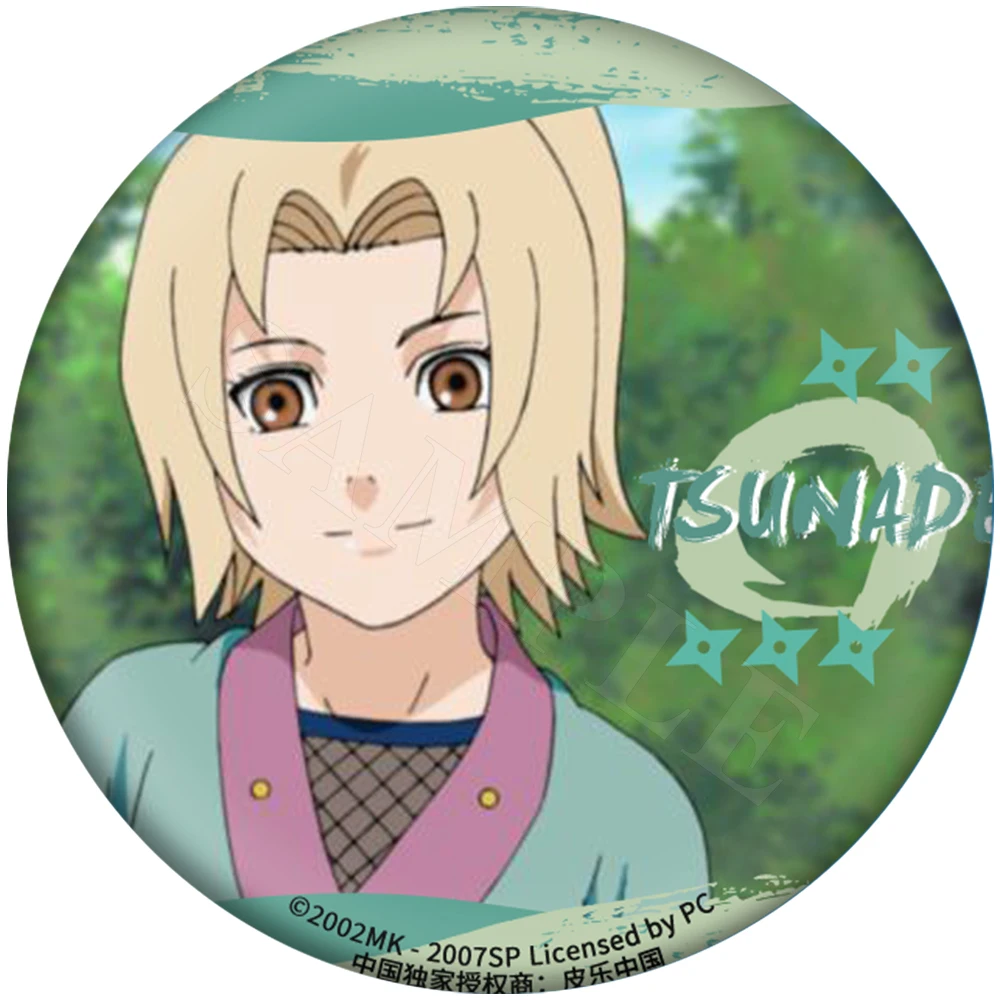 Officially Licensed Naruto Character Cosplay Badge Collection