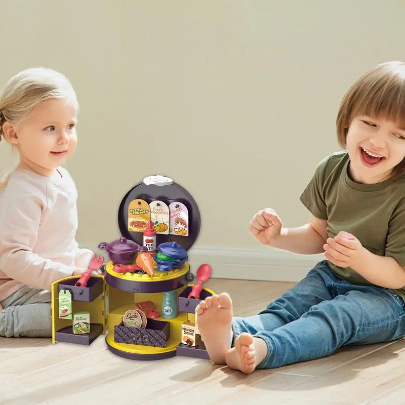 Toddler Pretend Playset Toddler Toy Imagination Tools Educational Children Learning Play Kit For Children Ages 3-5 Years Old