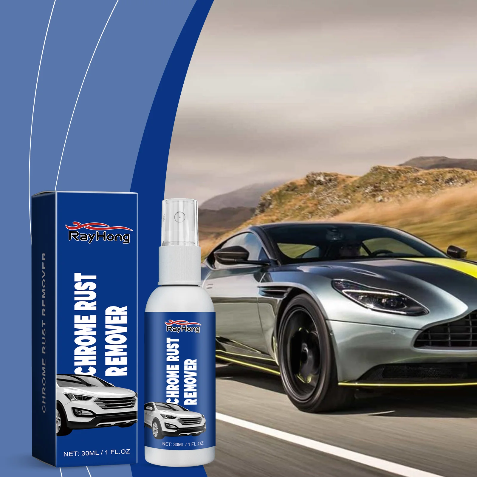 Car Rust Converter Coating -Nano Ceramic Polish&Protective Sealant For Auto Detailing,Paint Restorer With Anti-Oxidation Formula