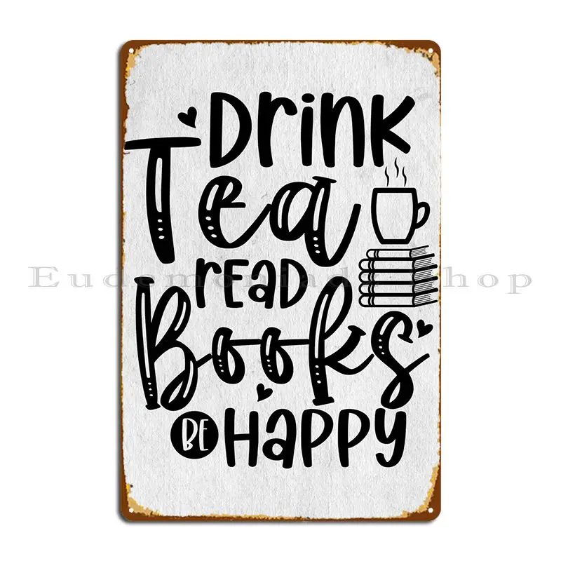 

Чтение книг, металлический знак, ржавые таблички, винтажный индивидуальный жестяной плакат для гостиной