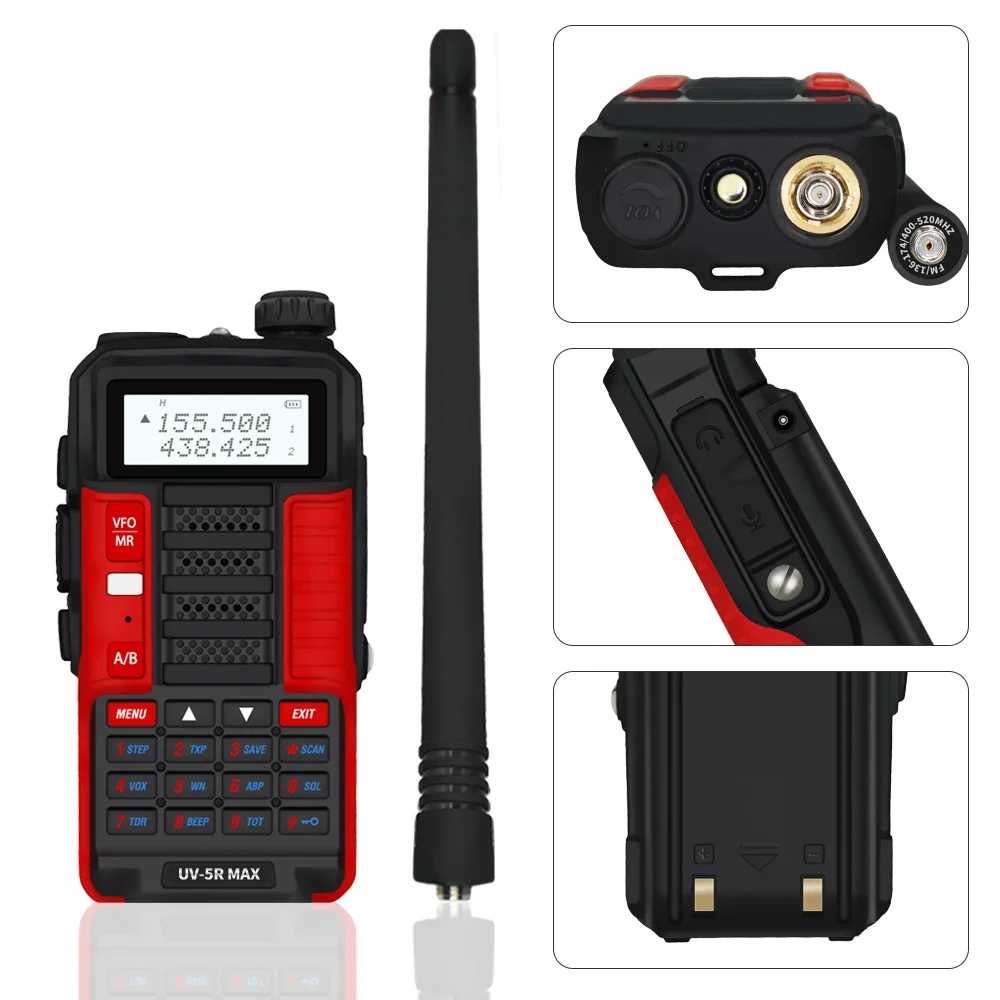 Baofeng UV-10R Professional Walkie Talkies, High Power 10W Dual Band Two-way Ham Radio, UV-10R  2 Way Radio Talkie Walkie 50 Km 5
