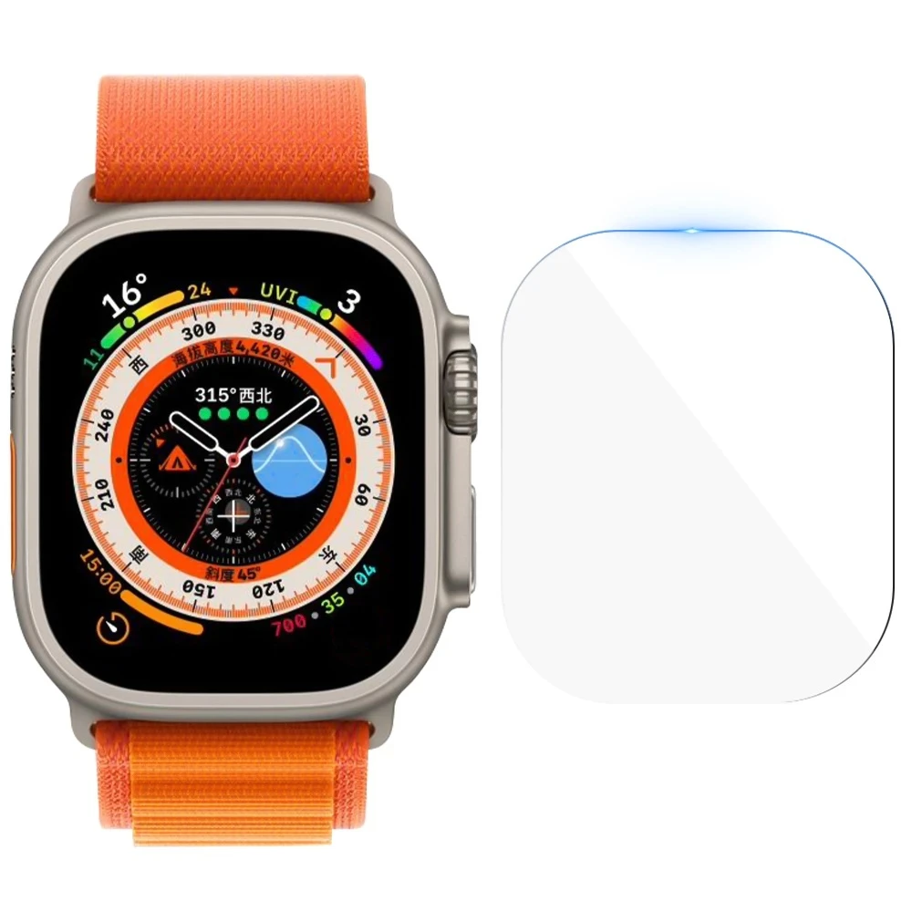 49Mm Hd Gehard Glas Voor Apple Horloge Ultra 49Mm Screen Protector Op Voor Iwatch Serie 8 Ultra Iwatch ultra Film Accessoires