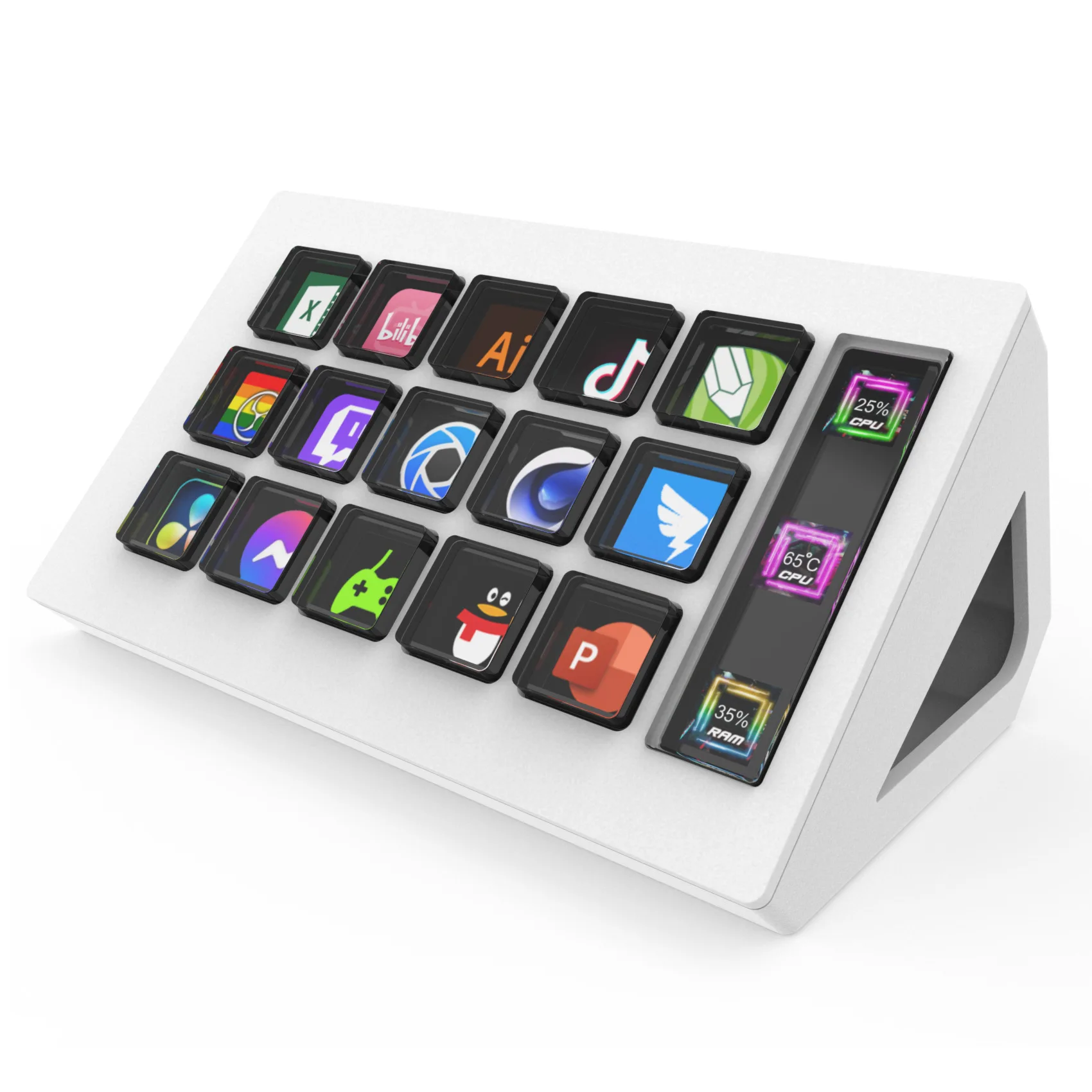 StreamDeck ־ Ű LCD , 15 Ű ̺   Ʈѷ,   , , OS, ȵ̵, iOS 