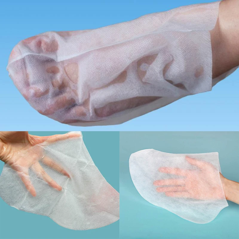 

10Pcs Non-woven Foot Mask No Pollution Exfoliation for Transparent Foot Mask Heels Foot Remove Dead Skin Foot Mask Therapy Bags