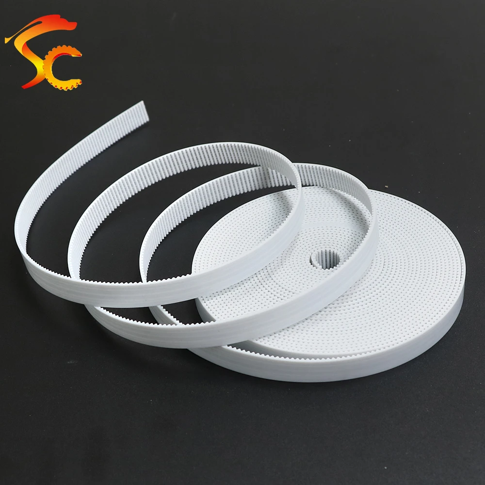 Xianglaa-cinghia di distribuzione 2 MGT 2M 2GT Aprire la cinghia sincronata, 2GT-6 Larghezza 6/9 / 10 / 15mm, PU in acciaio poliuretanico PU GT2 Cintura di temporizzazione, Piccola stampante 3D Backla