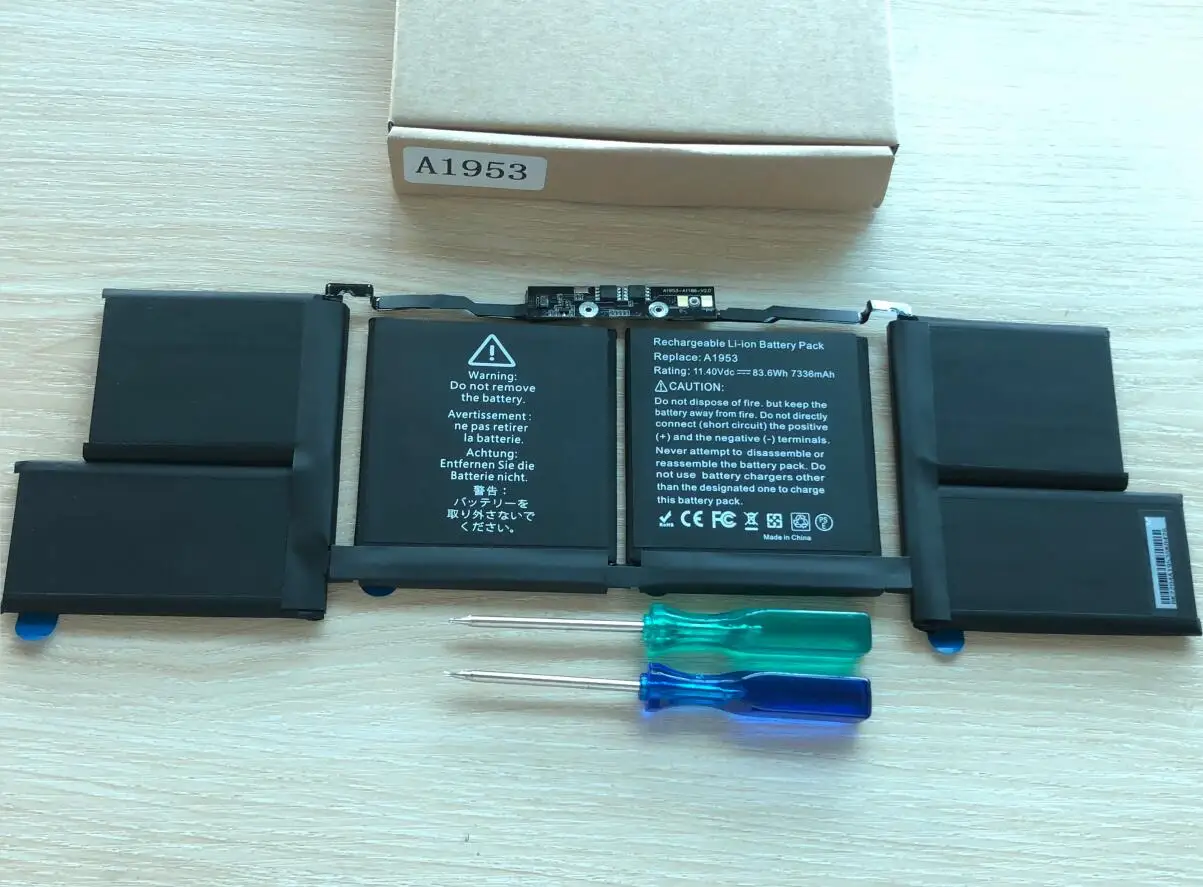 Bateria do Portátil para Apple Macbook Pro A1990 Barra de Toque de 15 Polegada 20232023 Ano Emc3215 Emc3359 Mr962ll 11.4v 2.0wh A1953 Novo - Imagem 3