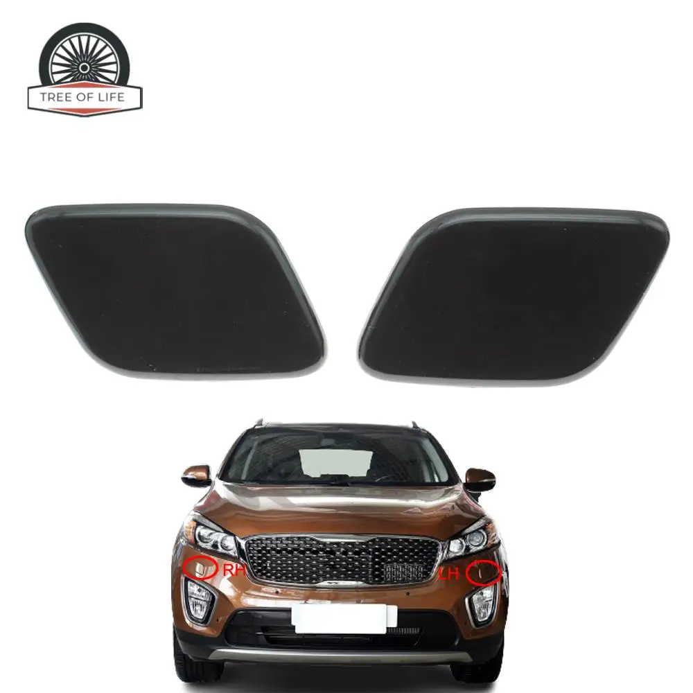 Front Right Left Bumper Headlight Headlamp Washer Nozzle Cap Cover For KIA Sorento 2015 98681 C5000 98682 C5000