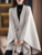 Western style cape and shawl coat 100% Pure cashmere sweater herringbone lace-up loose sweater thickening cardigan