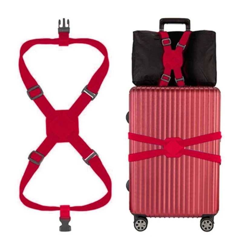 Luggage Straps Travel Belt For Luggage,Adjustable 2-in-1 Elastic