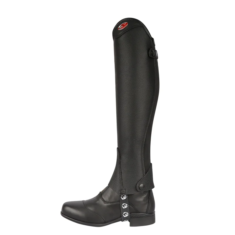 Cavassion Half chaps five stars cow hide leather chaps without boots