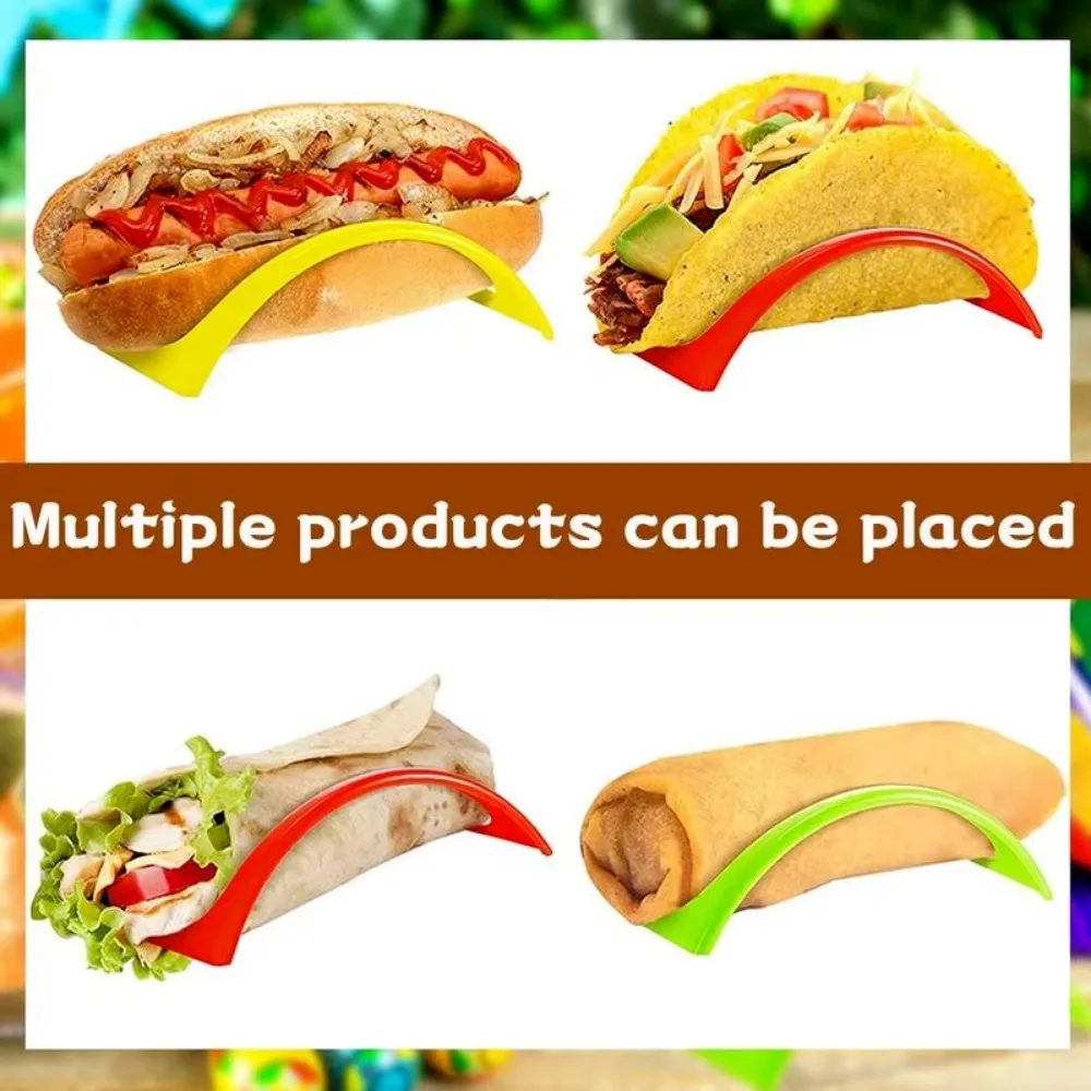 Taco Rack 6pcs Plastic Durable Mexican Pancake Holder